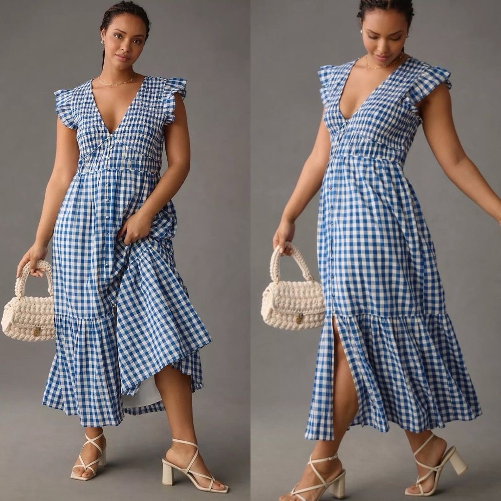 Anthropologie The Peregrine Midi Dress